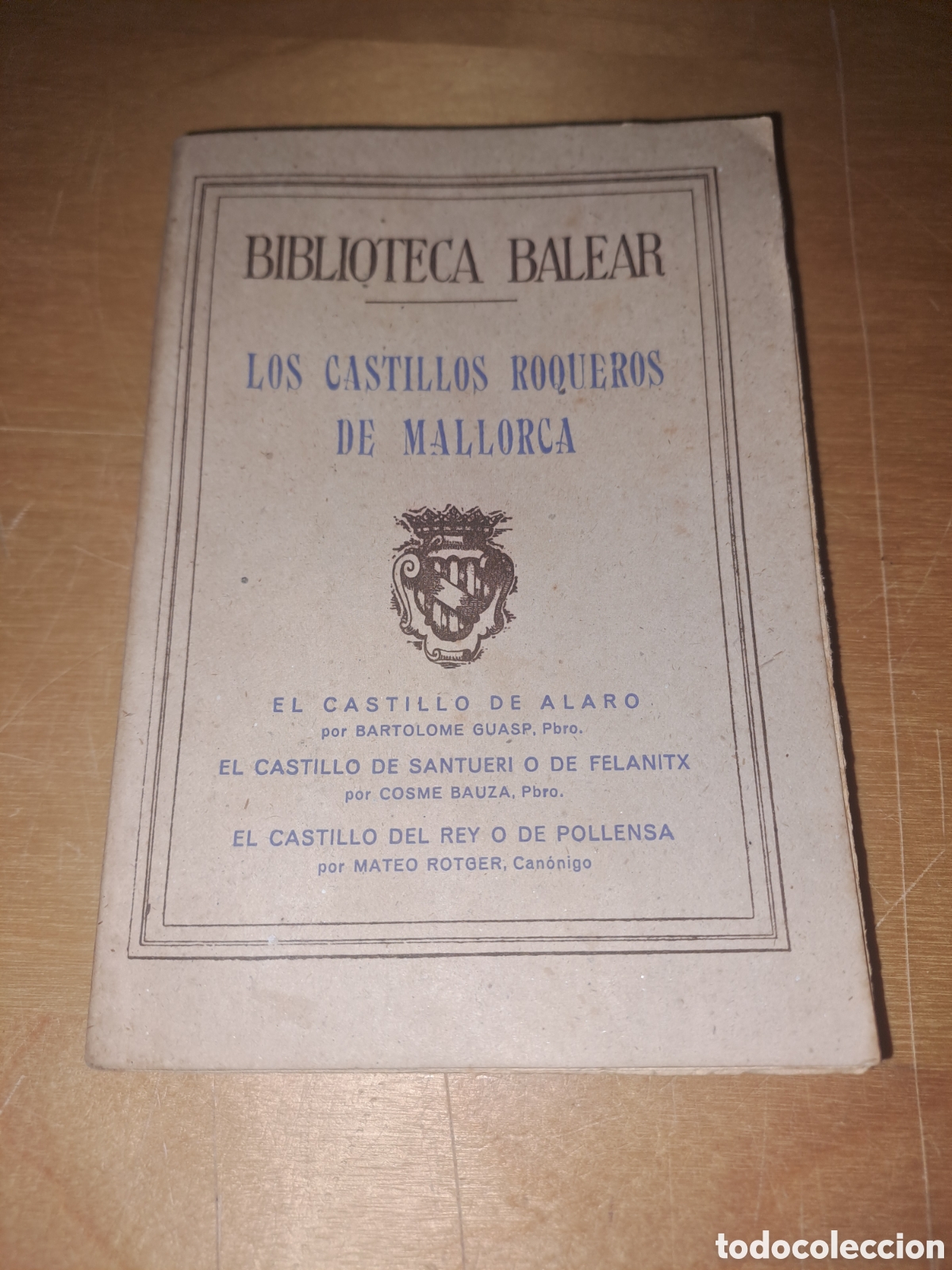 Libros de segunda mano: Los castillos roqueros de mallorca. Biblioteca balear