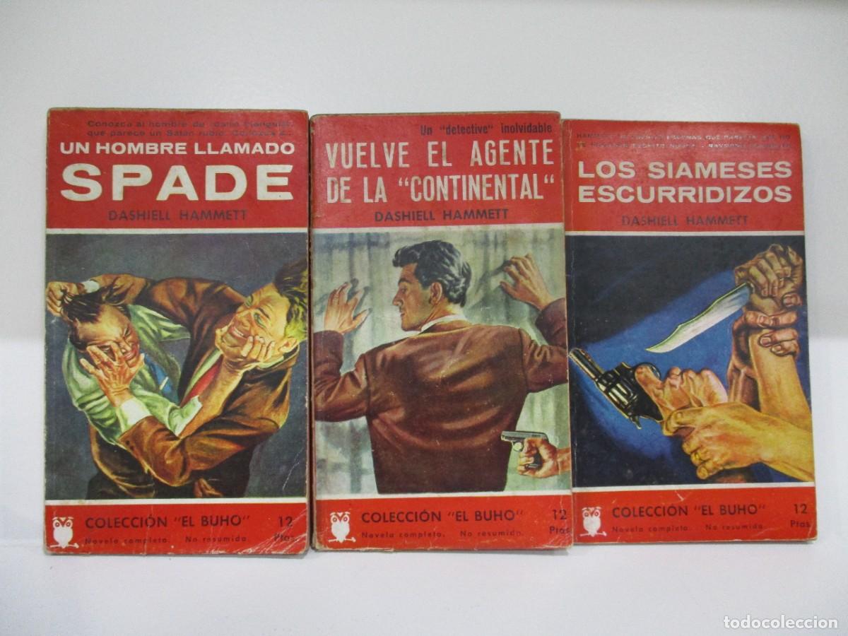 Libri di seconda mano: LOTE NOVELAS DASHIELL HAMMETT - SERIE NEGRA COLECCION EL BUHO - SIETE EJEMPLARES