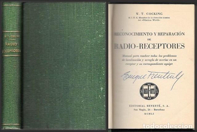 Libros de segunda mano: RECONOCIMIENTO Y REPARACION DE RADIO-RECEPTORES - COCKING, W.T. - A-RADIO-0164