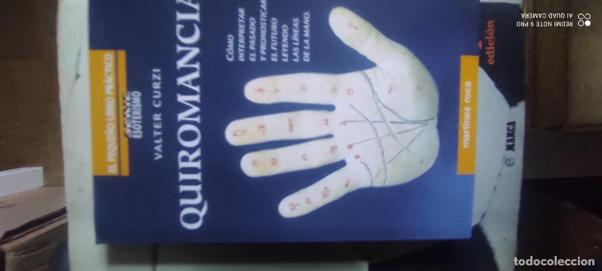 Libros de segunda mano: QUIROMANCIA /POR: VALTER CURZI - edita : MARTINEZ ROCA 1997