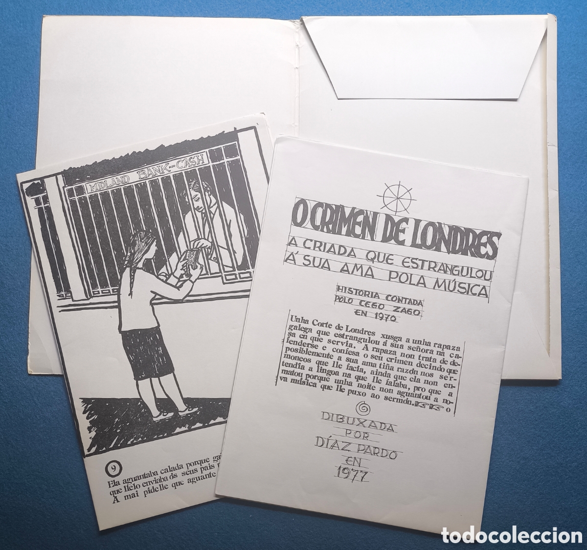 Libros de segunda mano: ISAAC D&Iacute;AZ PARDO ILUSTRADOR O CRIMEN DE LONDRES EDICIONS DO CASTRO 1977