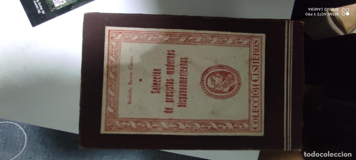 Libros de segunda mano: Selecci&oacute;n de prosistas modernos hispano-americanos. Col. Cisneros