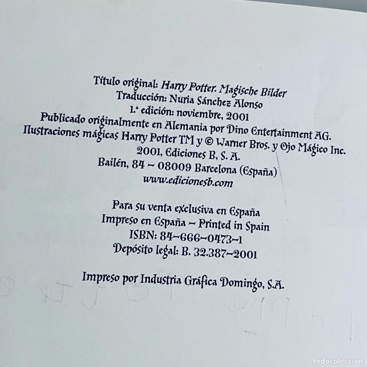 Libros de segunda mano: Libro juego Harry Potter El Ojo Magico 2001 Ediciones B 1a Edicion - Foto 2