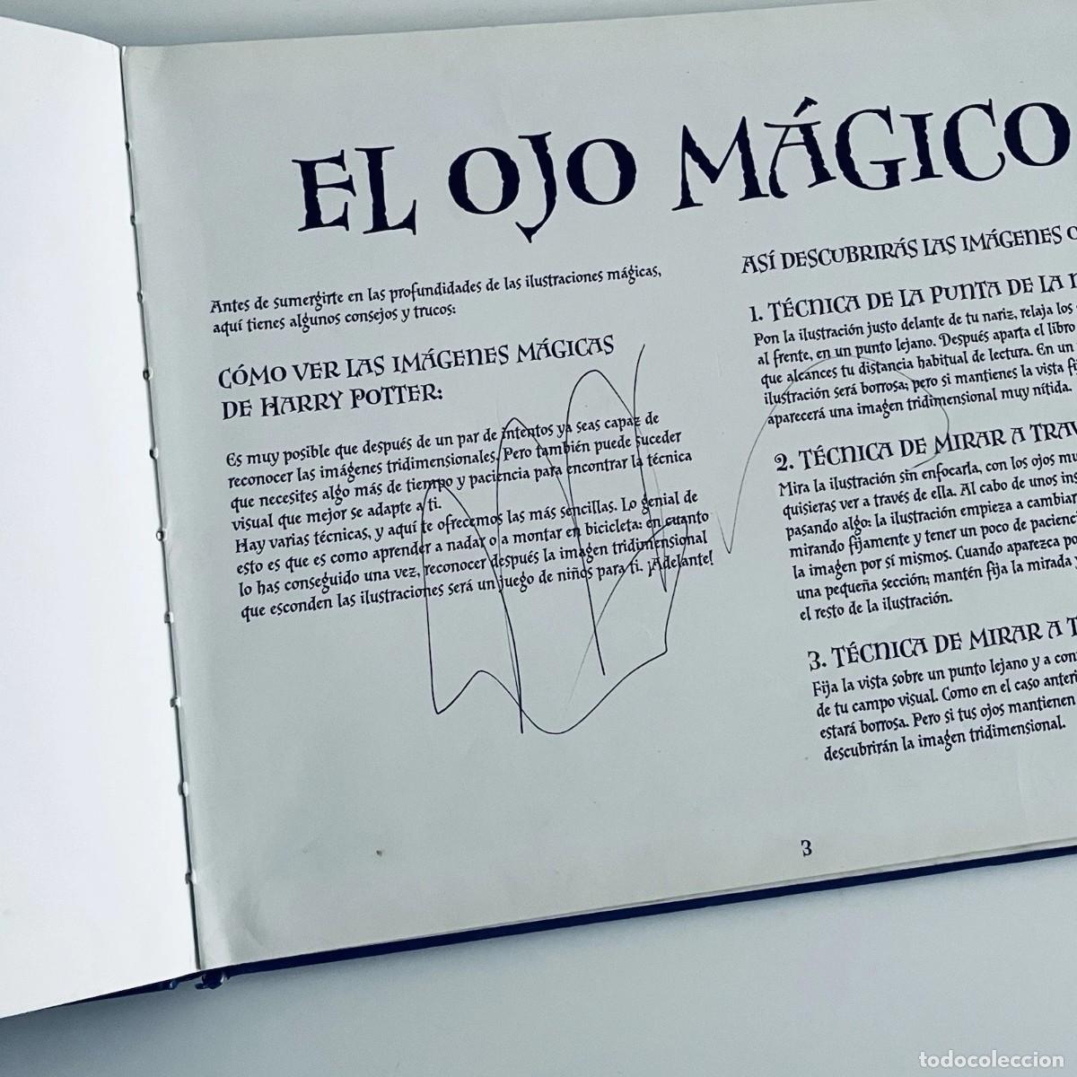 Libros de segunda mano: Libro juego Harry Potter El Ojo Magico 2001 Ediciones B 1a Edicion - Foto 3