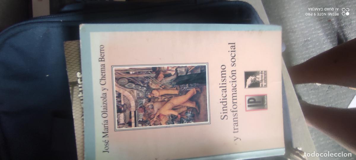 Libros de segunda mano: Sindicalismo y transformaci&oacute;n Social. Olaizola-