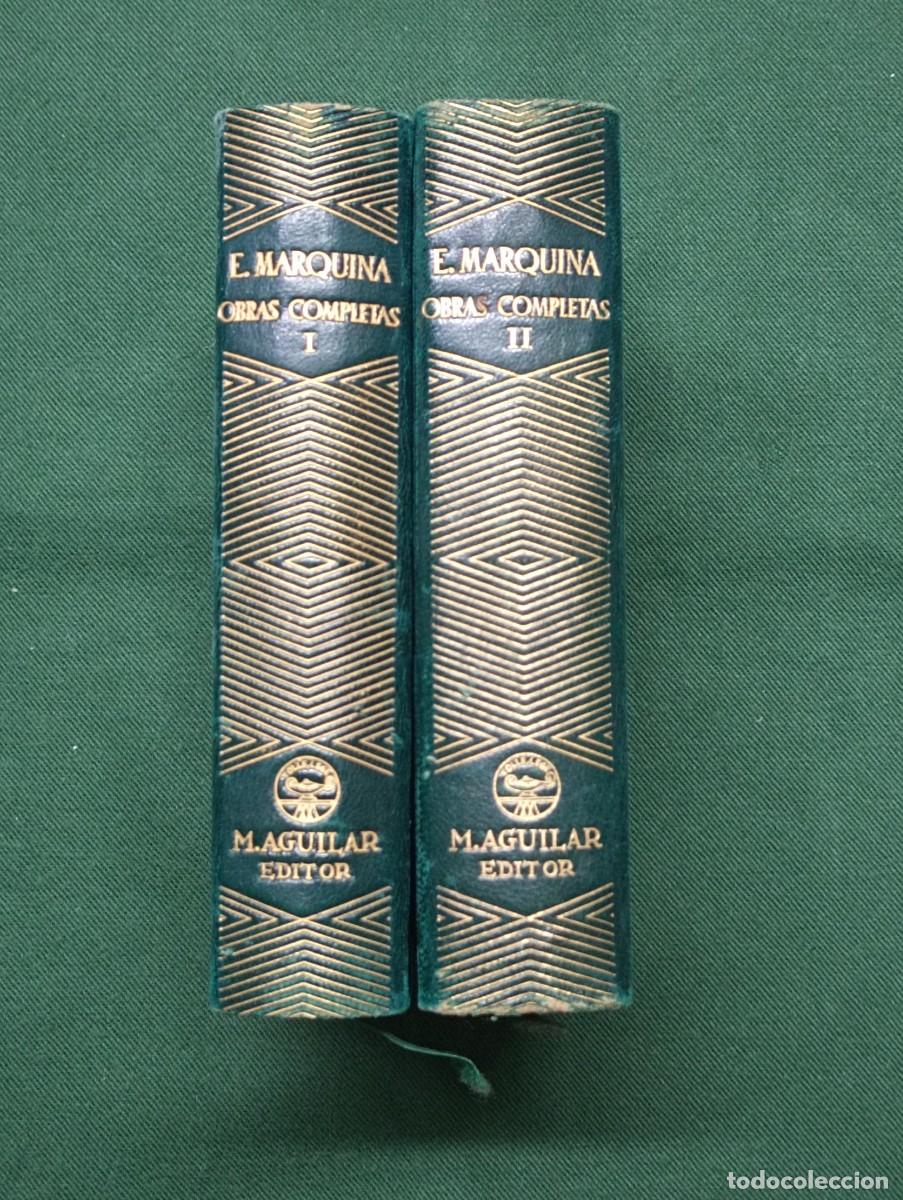 Libros de segunda mano: EDUARDO MARQUINA. Obras completas. Tomos I y II.