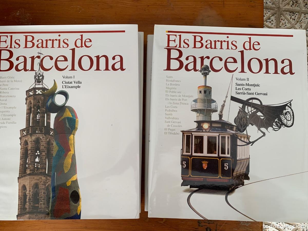 Libros de segunda mano: Els Barris de Barcelona (4 volumens, completa) - Foto 2