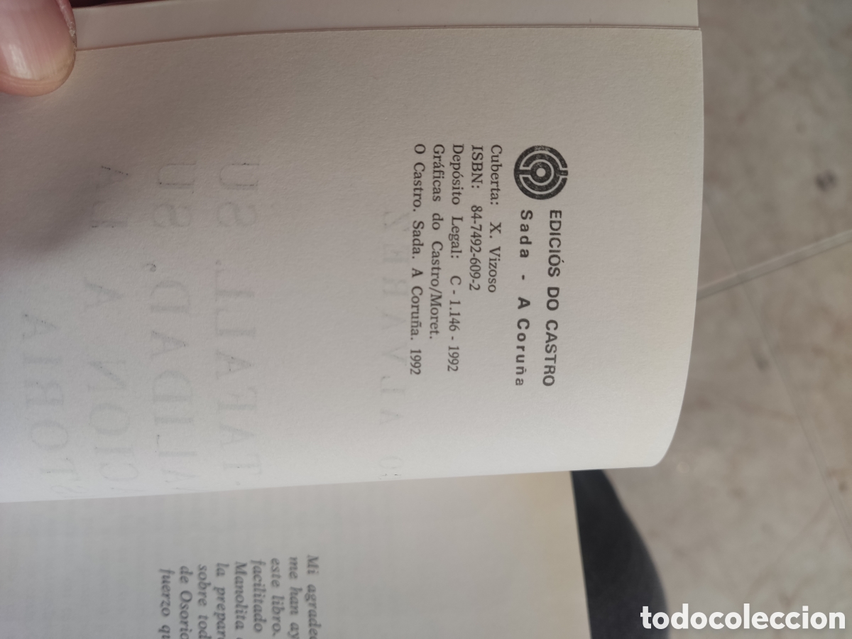 Libros de segunda mano: Osorio -Tafall su aportaci&oacute;n a la historia - Foto 2