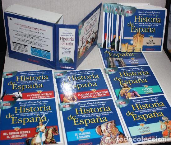 Second hand books: GRAN ENCICLOPEDIA INTERACTIVA DE LA HISTORIA DE ESPA&Ntilde;A: 18 CD-roms para PC.