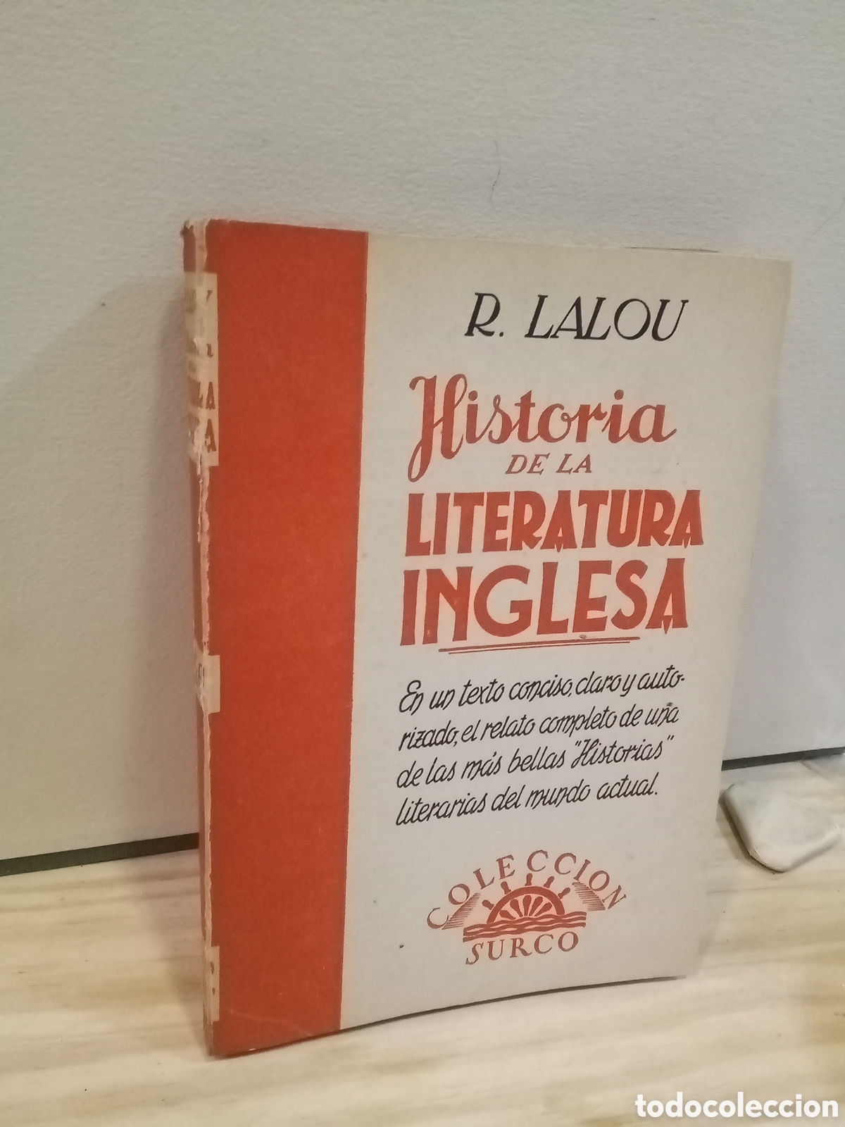 Second hand books: Historia de la literatura inglesa - R. Lalou