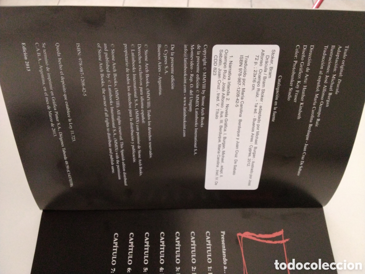 Libros de segunda mano: Bram Stoker &ndash; Dr&aacute;cula &ndash; 2013 &ndash; Latinbooks - Foto 3
