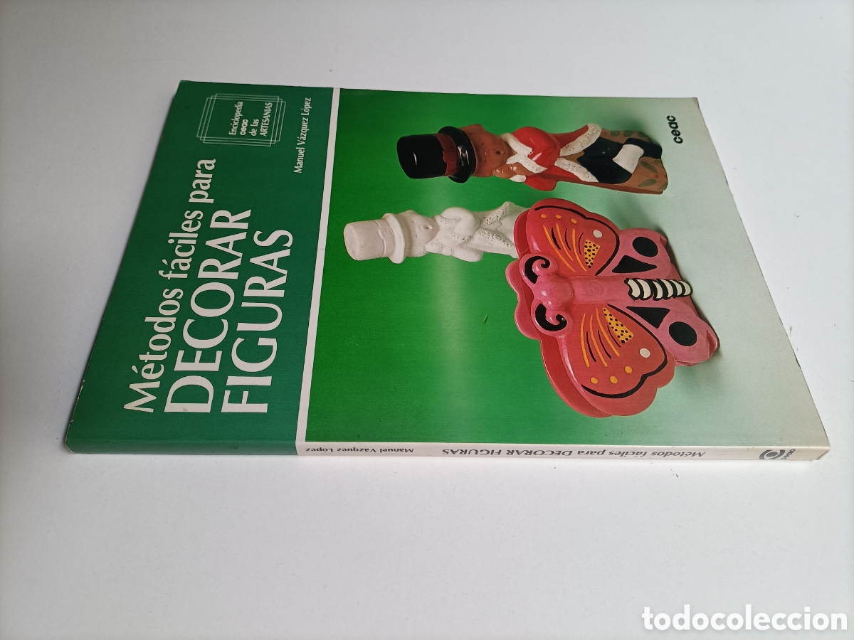 Libros de segunda mano: M&eacute;todos f&aacute;ciles para decorar figuras Manuel V&aacute;zquez. Artesan&iacute;a manualidades