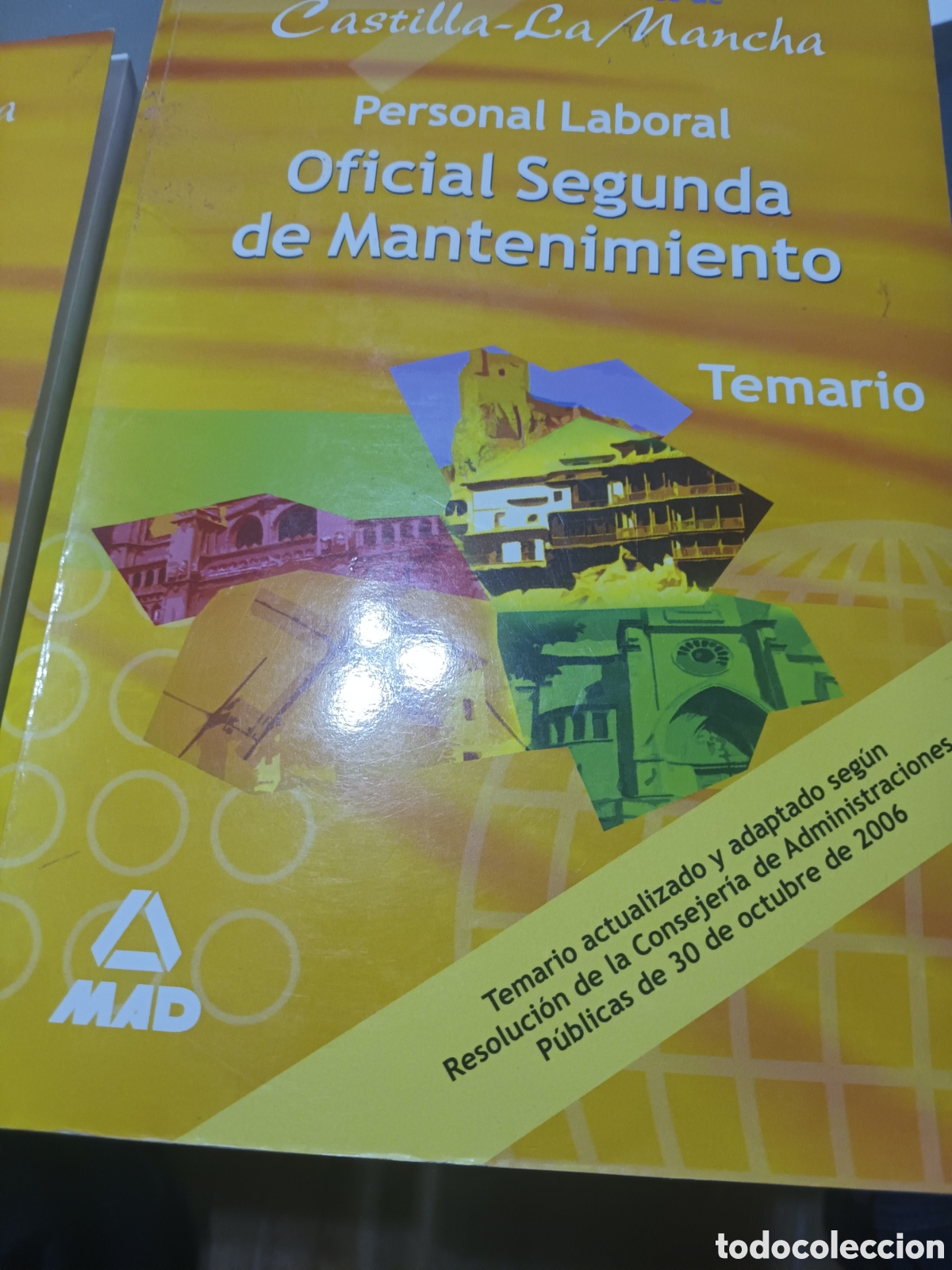 Libros de segunda mano: TEMARIO DE PERSONAL LABORAL OFICIAL SEGUNDA MANTENIMIENTO JUNTA DE COMUNIDADES DE CASTILLA LA MANCHA
