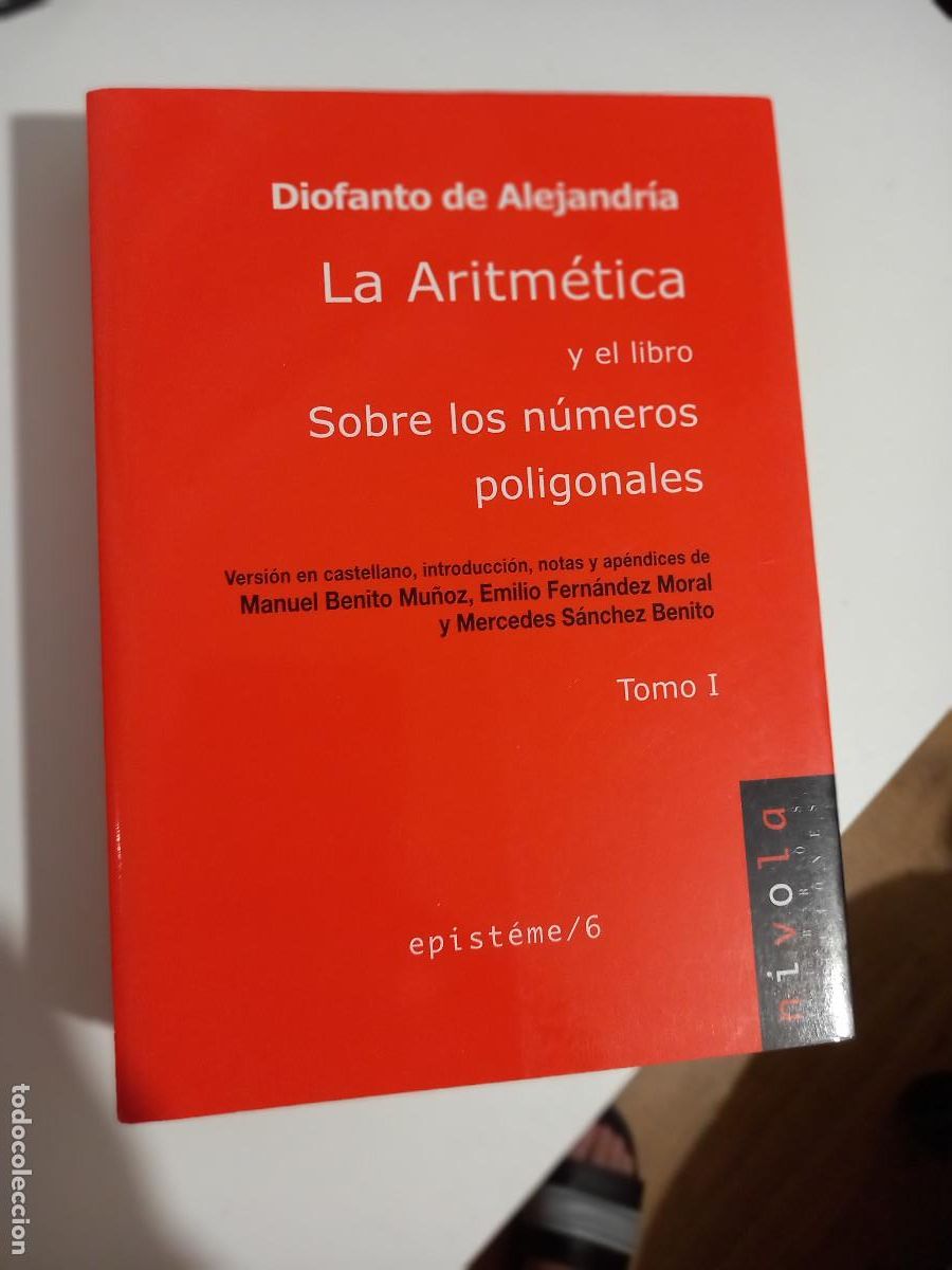 Libros de segunda mano: La Aritmetica y el libro Sobre los numeros poligonales. Tomo I: 1 (Episteme/6) SON 2 TOMOS