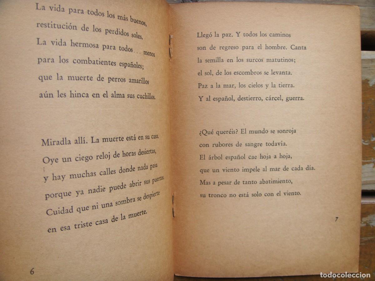 Libros de segunda mano: Rafael Alberti: &iexcl;PUEBLOS LIBRES! &iquest;Y ESPA&Ntilde;A? Primera edici&oacute;n - Foto 5