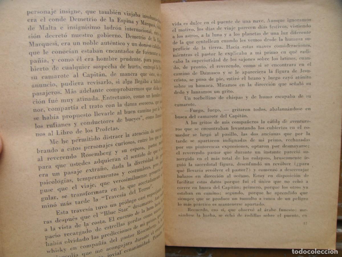 Libros de segunda mano: Roberto Arlt: UN VIAJE TERRIBLE. Primera edicion - Foto 5