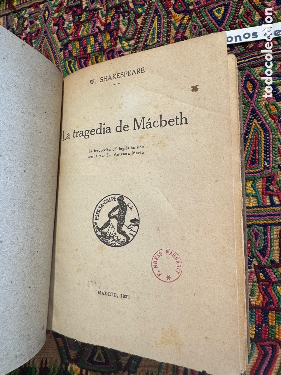 Libros de segunda mano: Macbeth William Shakespeare - Foto 4