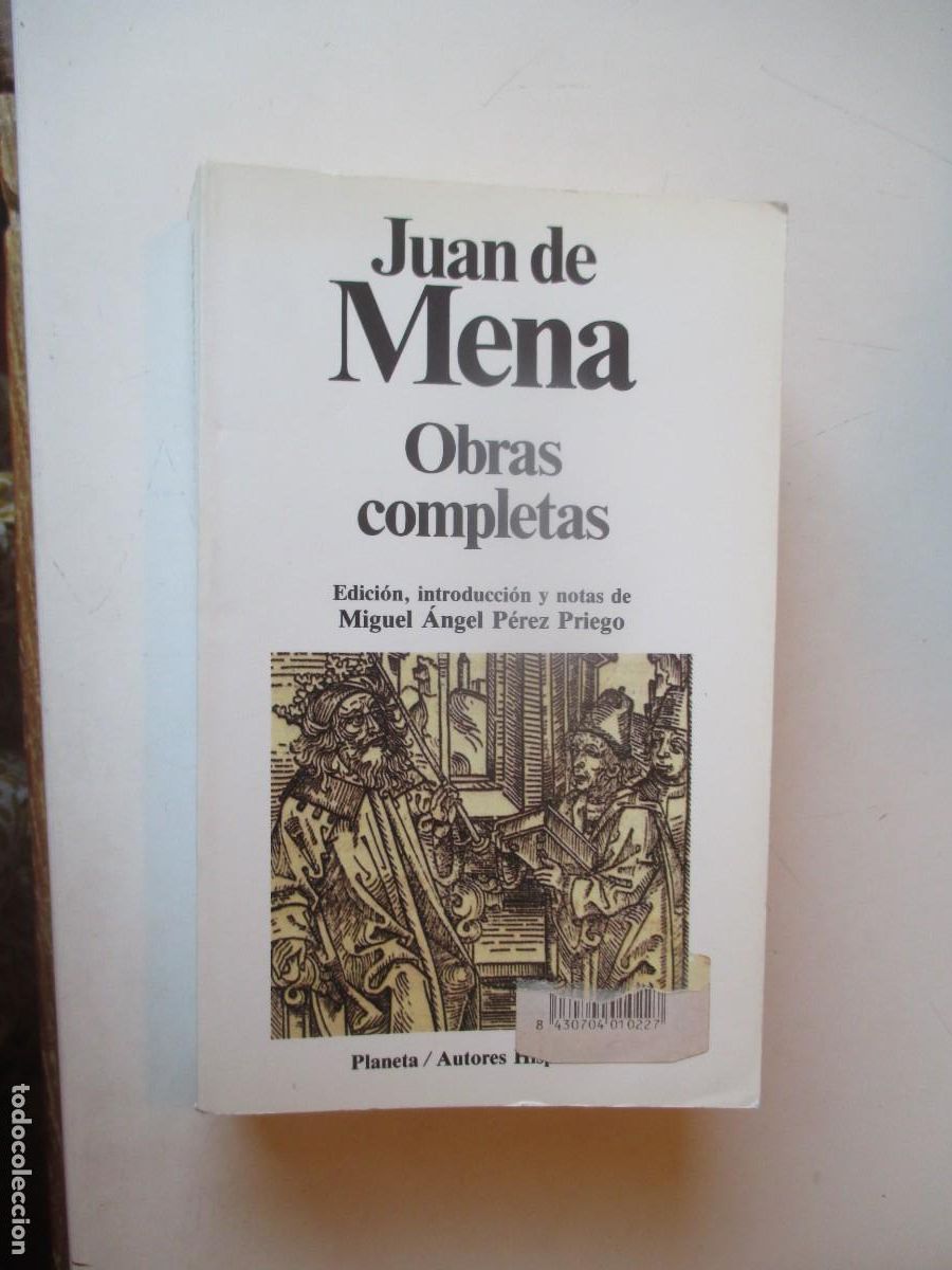 Libros de segunda mano: JUAN DE MENA Obras completas W40755