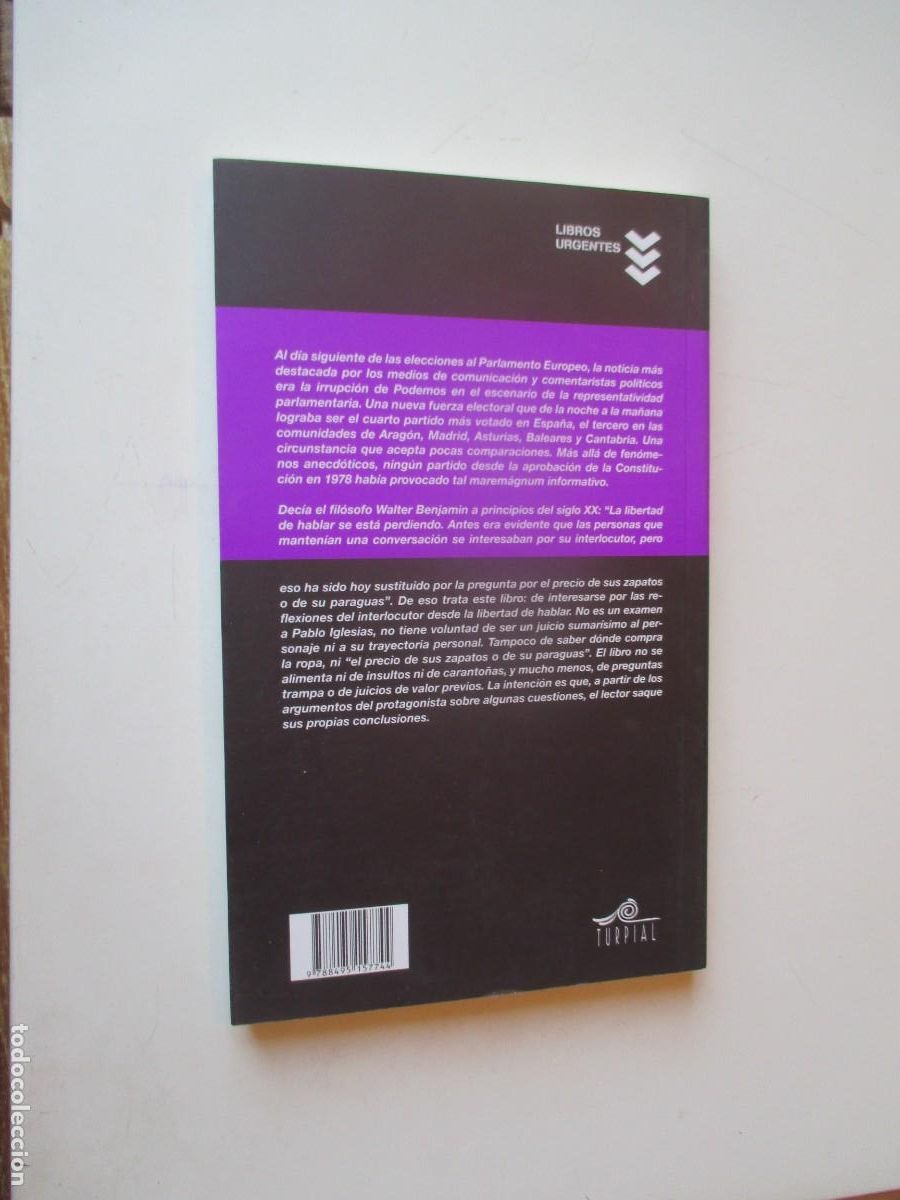 Libros de segunda mano: JACOBO RIVERO Conversaci&oacute;n con Pablo Iglesias W40770 - Foto 2