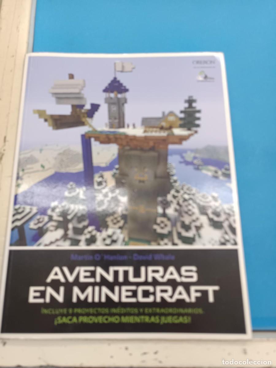 Libros de segunda mano: AVENTURAS EN MINECRAFT MANUAL DE JUEGO