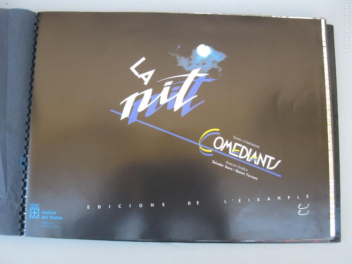 Libros de segunda mano: LA NIT - COMEDIANTS - EN CATAL&Aacute;N - EDICIONS DE LEIXAMPLE - A&Ntilde;O 1987. - Foto 3