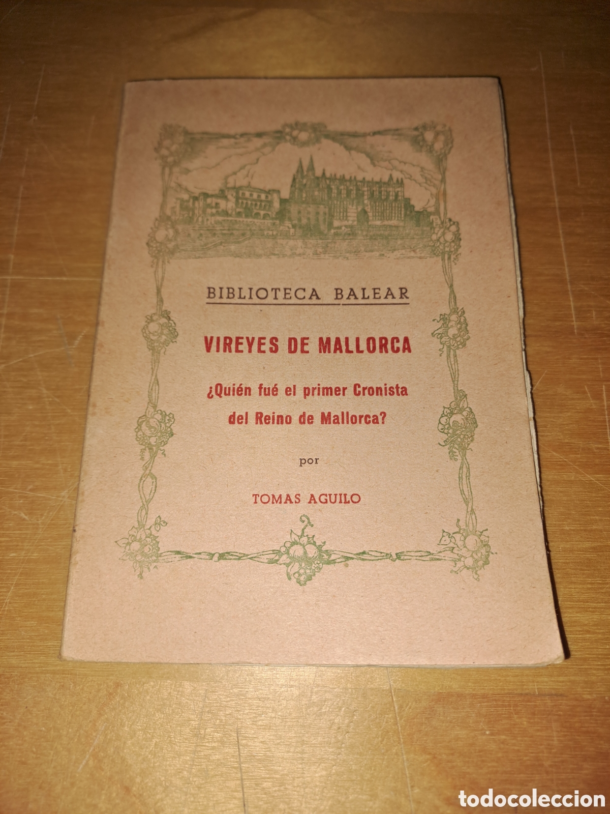 Libros de segunda mano: Vireyes de mallorca. Biblioteca balear. Tomas aguilo