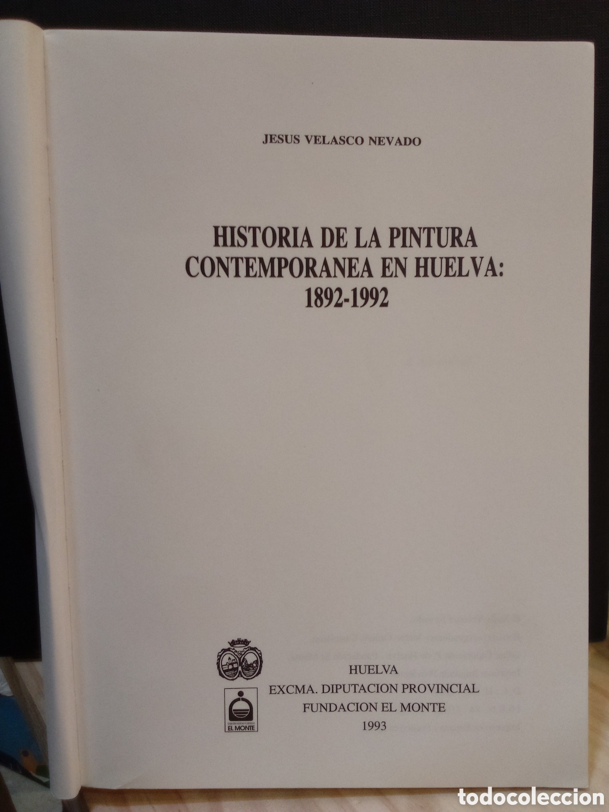 Libros de segunda mano: Historia de la Pintura Contempor&aacute;nea en Huelva: 1892-1992