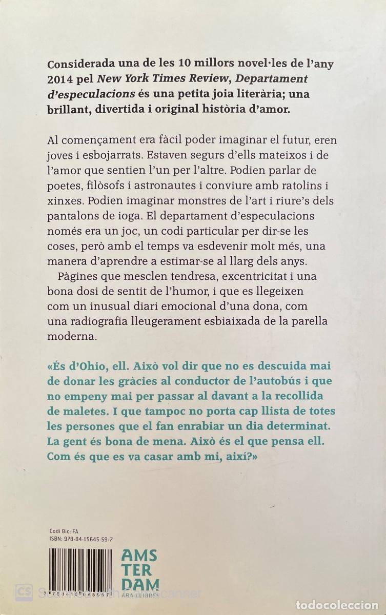 Libros de segunda mano: Departament despeculacions de Jenny Offill - Foto 2