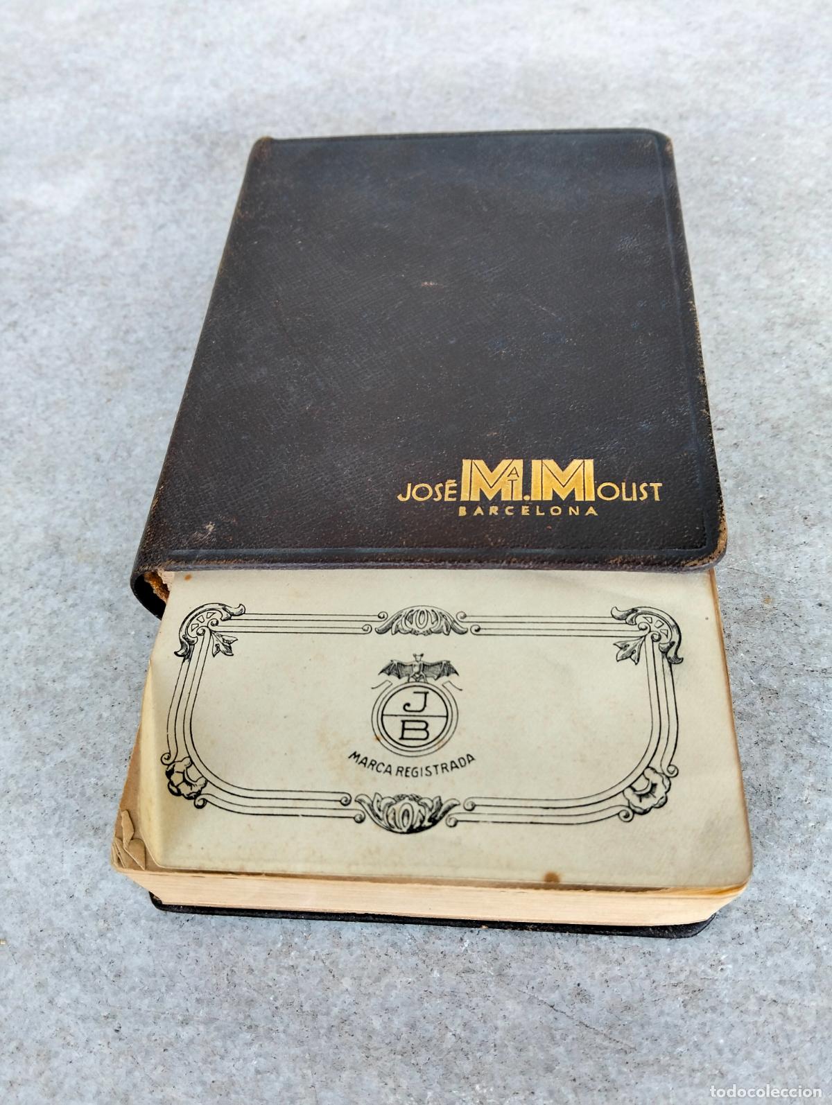 Libros de segunda mano: Libro libreta jb Jos&eacute; Mat Molist Barcelona calendario victoria a&ntilde;o 1950