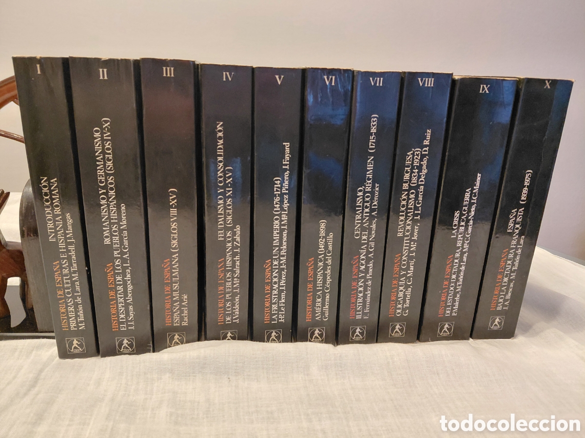 Libros de segunda mano: HISTORIA DE ESPA&Ntilde;A.DIRIGIDA POR MANUEL TU&Ntilde;ON DE LARA.10 TOMOS.EDITORIAL LABOR