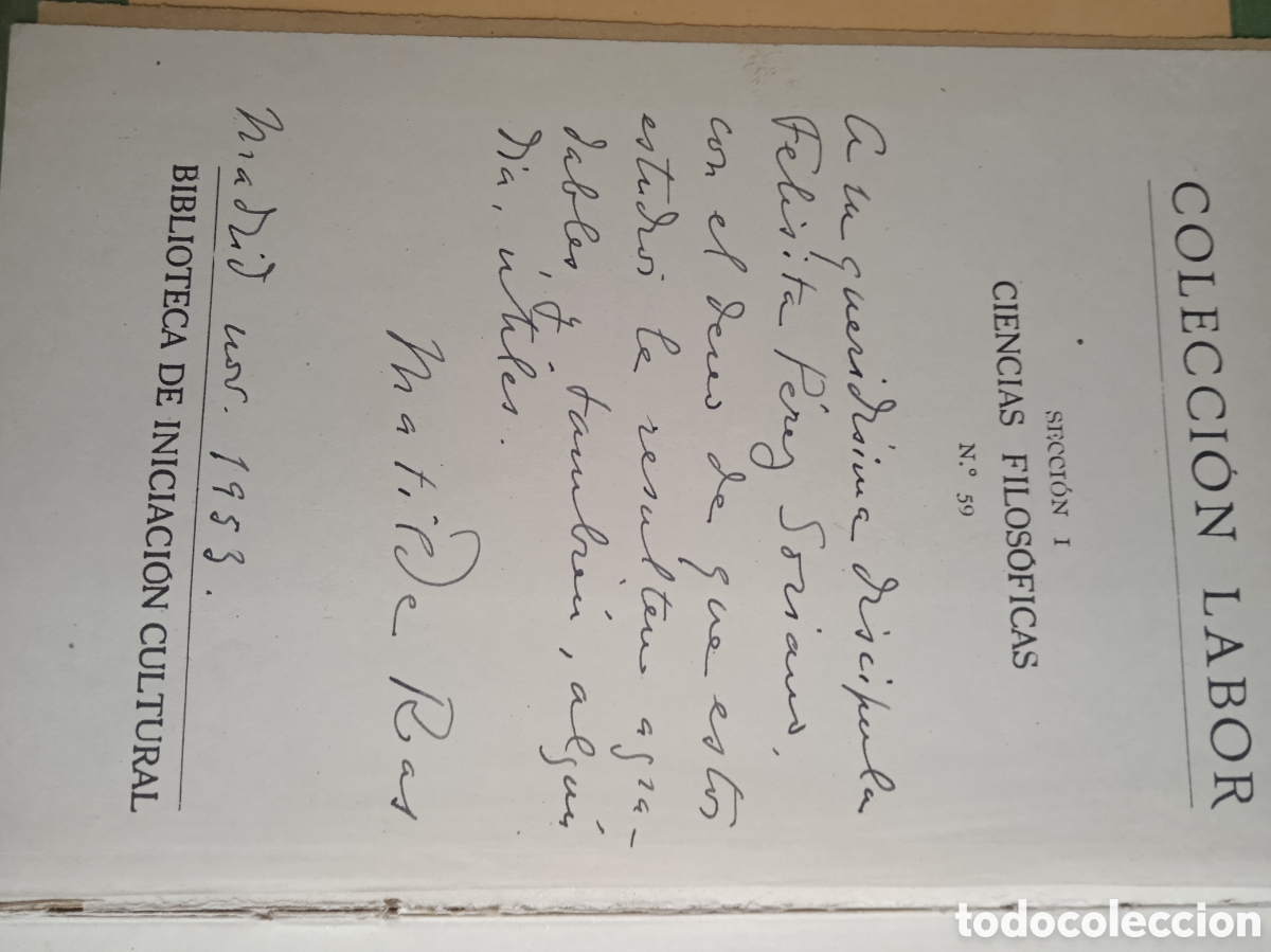 Libros de segunda mano: GRAFOLOGIA, / MATILDE RAS -ED. LABOR -CON DEDICATORIA DE LA AUTORA - Foto 3