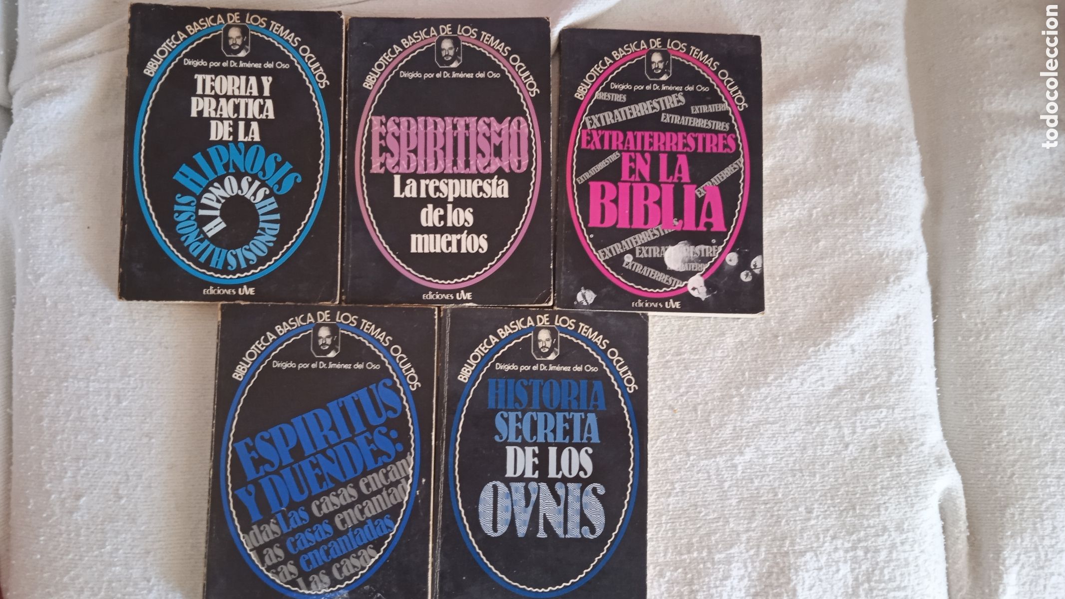Libros de segunda mano: Lote 5 libros Biblioteca B&aacute;sica de los Temas Ocultos | Espiritismo, Hipnosis, Ovnis, Espacio y Extra