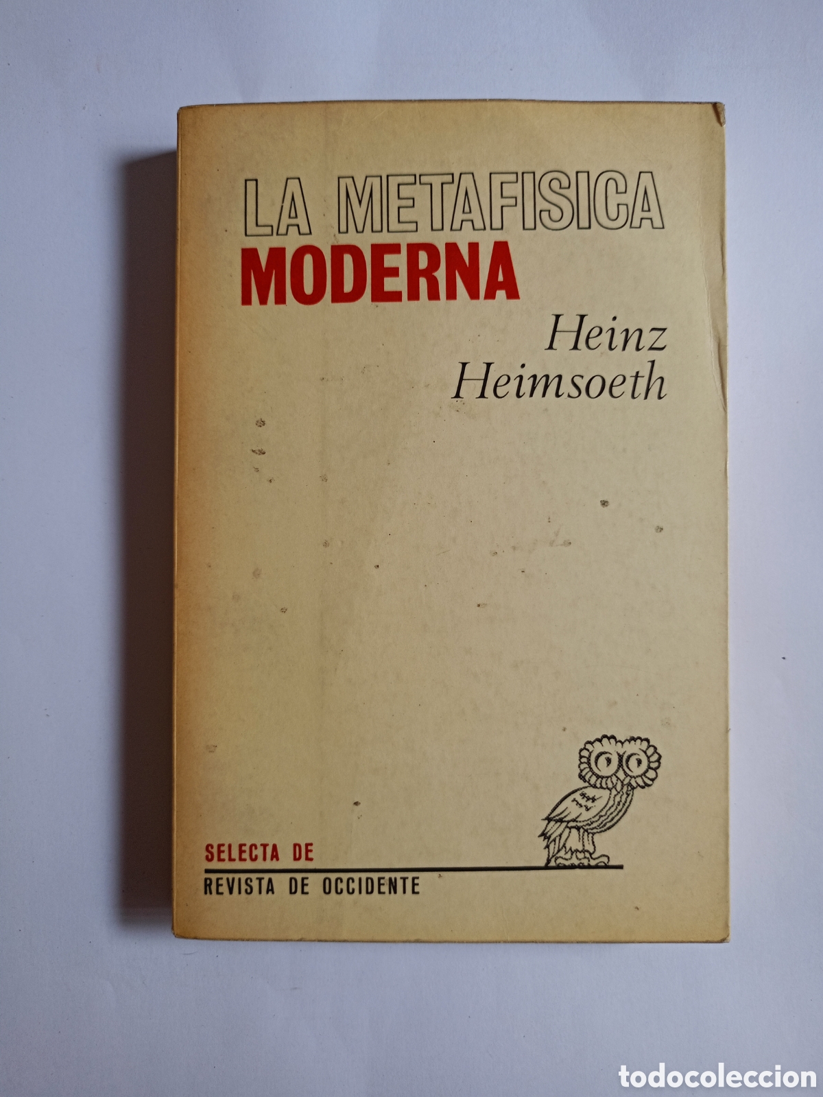 Libros de segunda mano: HEIMSOETH, LA METAFISICA MODERNA - Foto 1