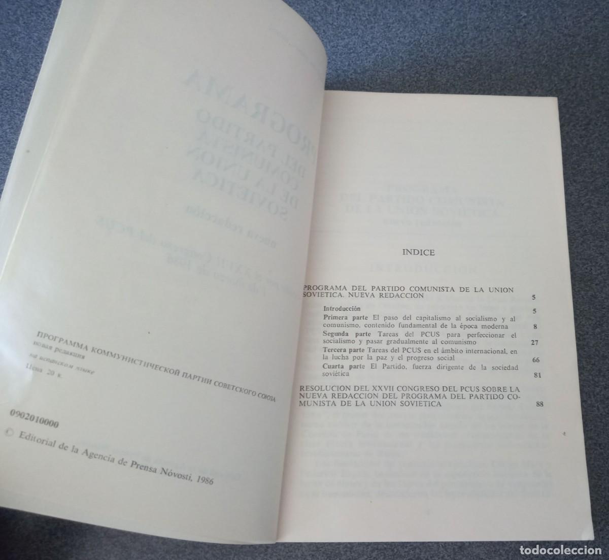 Libros de segunda mano: Programa Del Partido Comunista De La Uni&oacute;n Sovietica - Foto 4