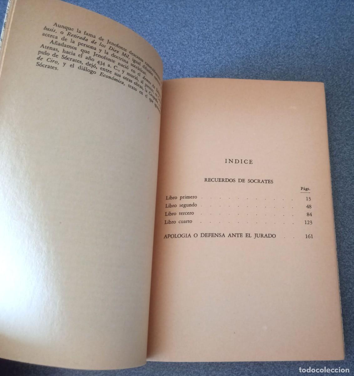 Libros de segunda mano: Recuerdos De S&oacute;crates Jenofonte - Foto 5