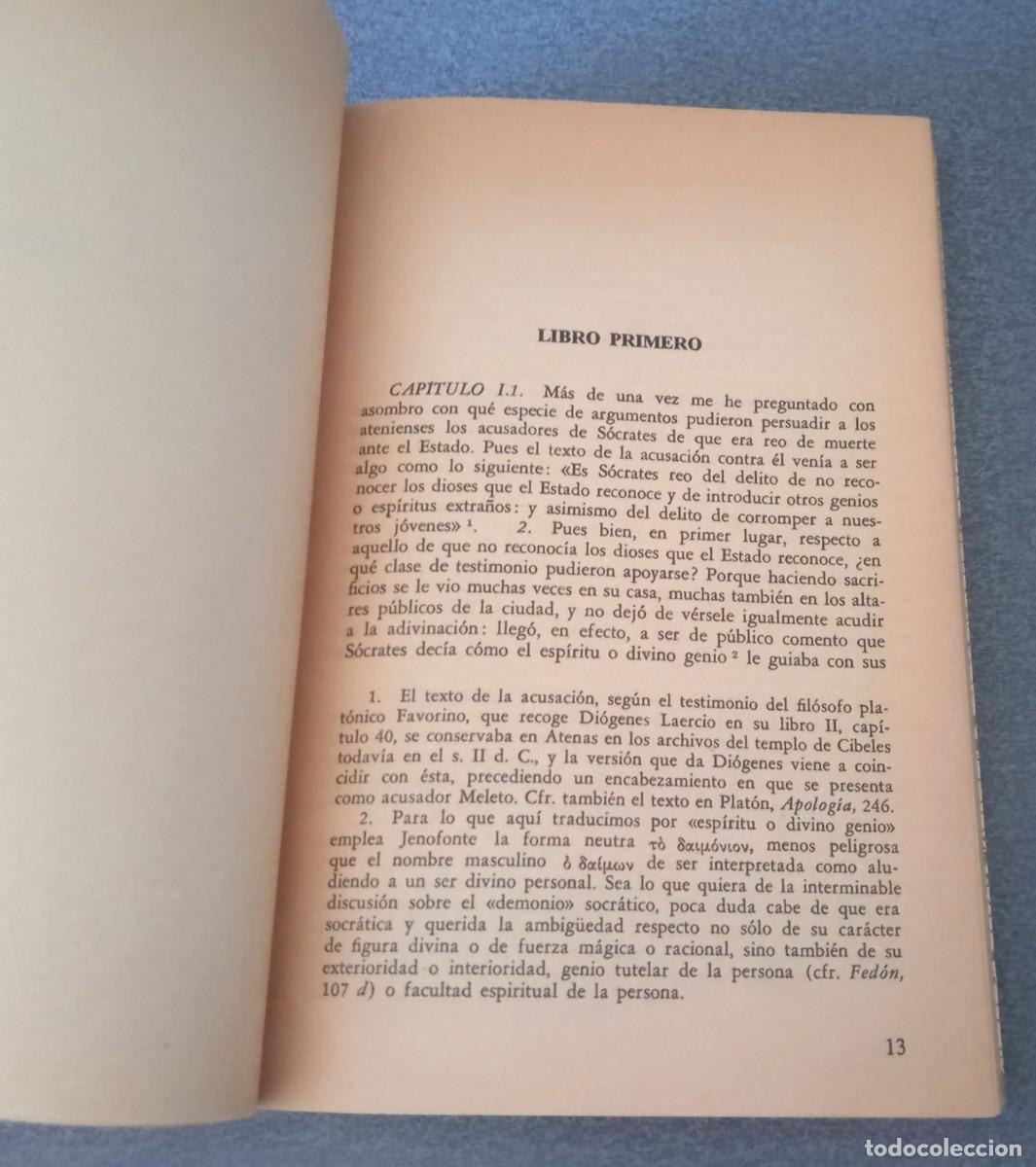 Libros de segunda mano: Recuerdos De S&oacute;crates Jenofonte - Foto 6