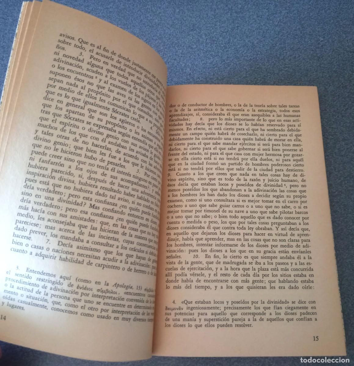 Libros de segunda mano: Recuerdos De S&oacute;crates Jenofonte - Foto 7