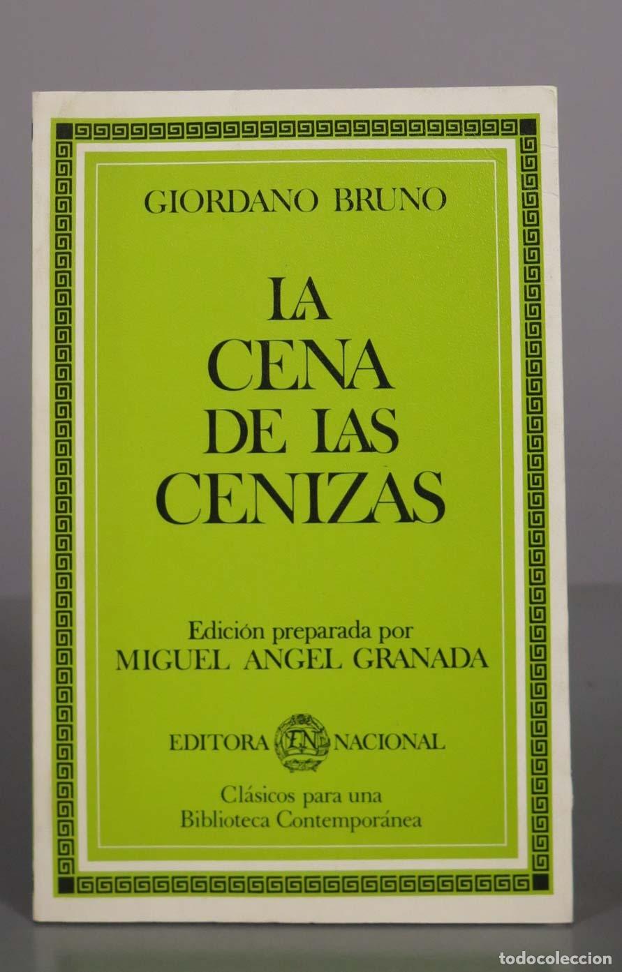 Libros de segunda mano: La cena de las cenizas - Giordano Bruno - Editora Nacional