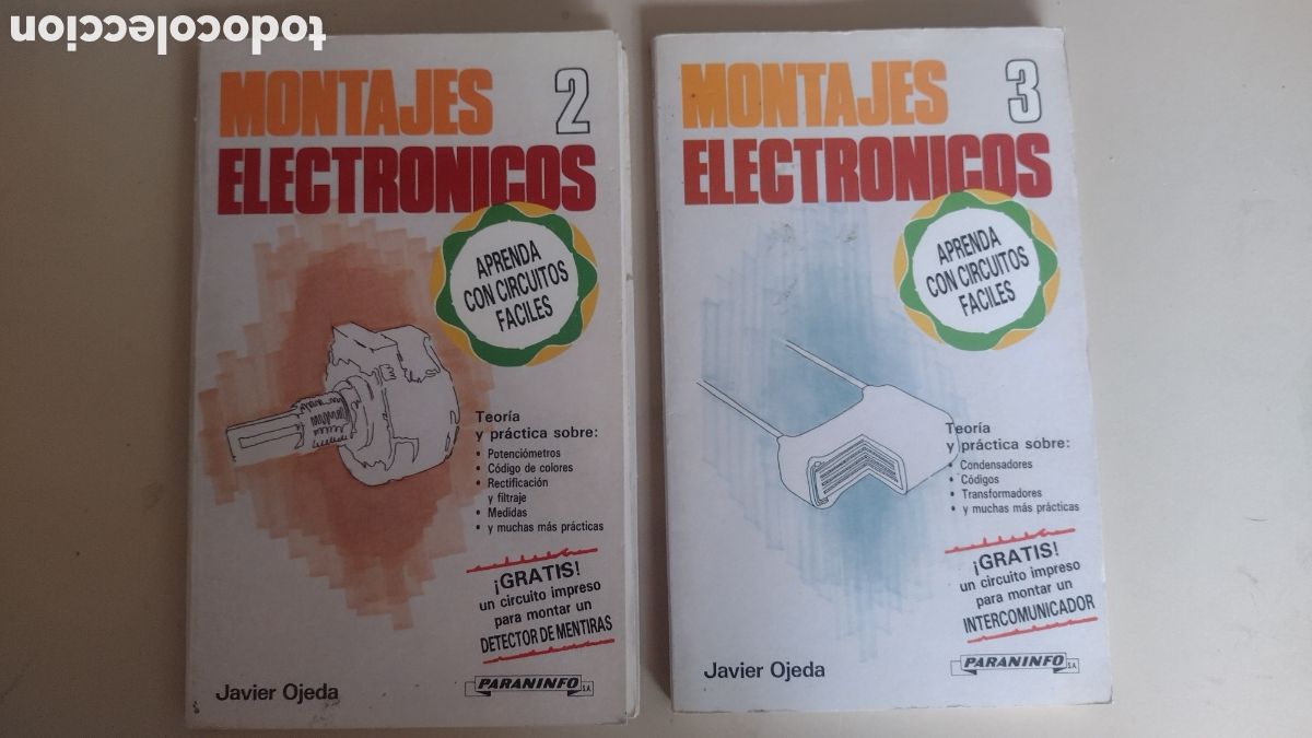 Libros de segunda mano: Montajes electr&oacute;nicos tomos 2 y 3 - Foto 1