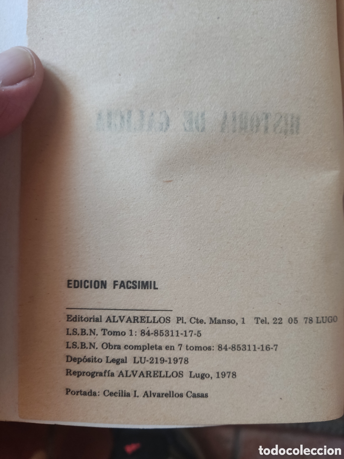Libros de segunda mano: Historia de Galicia ( tomo 1 ) - Foto 2
