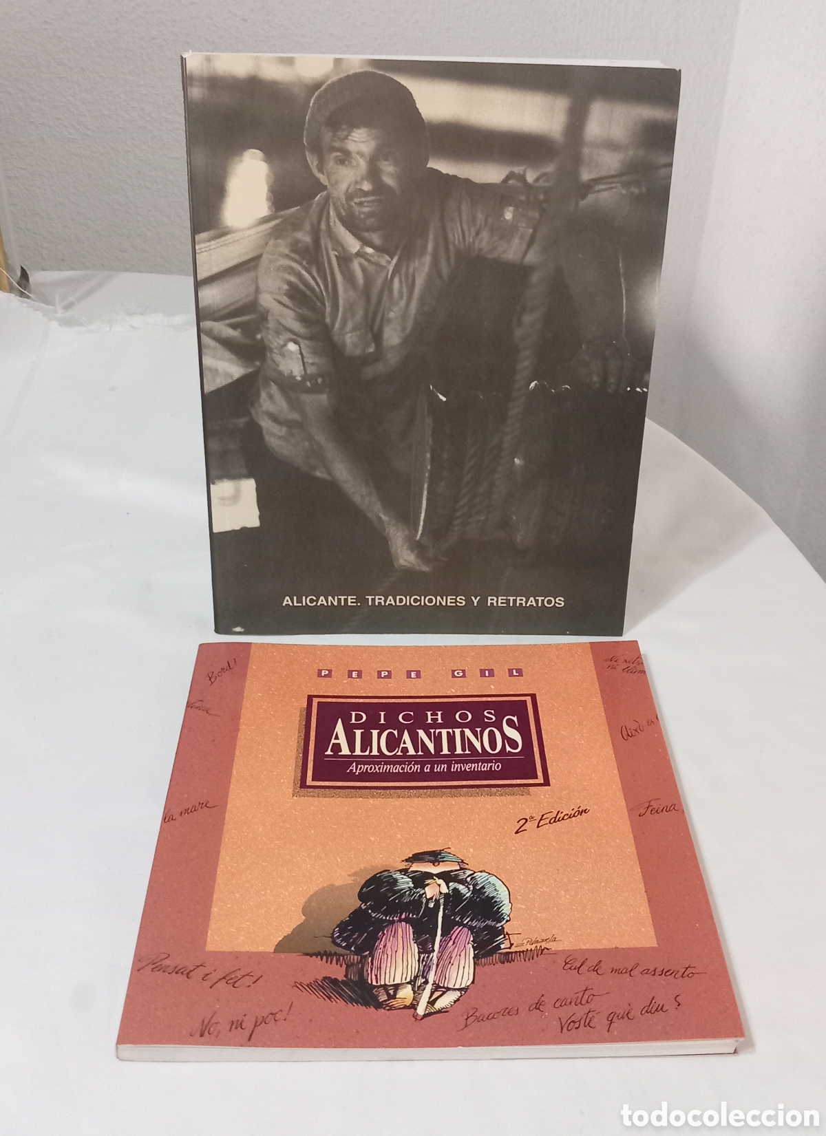 Libros de segunda mano: ALICANTE TRADICIONES y RETRATOS(fotograf&iacute;as:TOMAS SOL&Oacute;RZANO VARGAS+LIBRO DICHOS ALICANTINOS-PEPE GIL