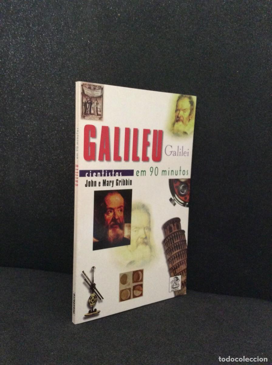 Libros de segunda mano: Tema: Cientistas, em 90 minutos - Galileu, Galilei. Por John e Mary Gribbin, 1997. Livro nunca lido