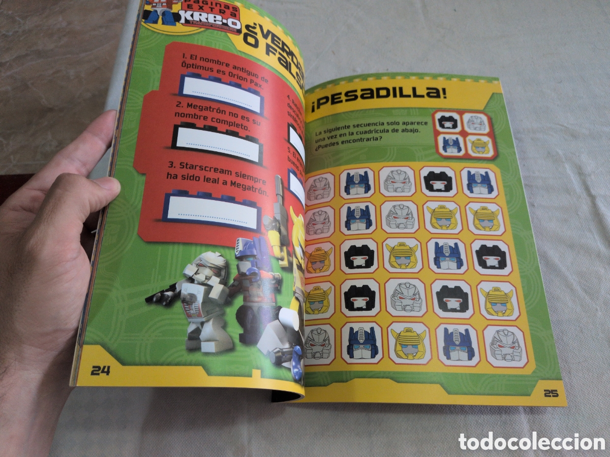 Libros de segunda mano: Libro de actividades. Transformers Prime. Batalla rob&oacute;tica. NUEVO - Foto 4