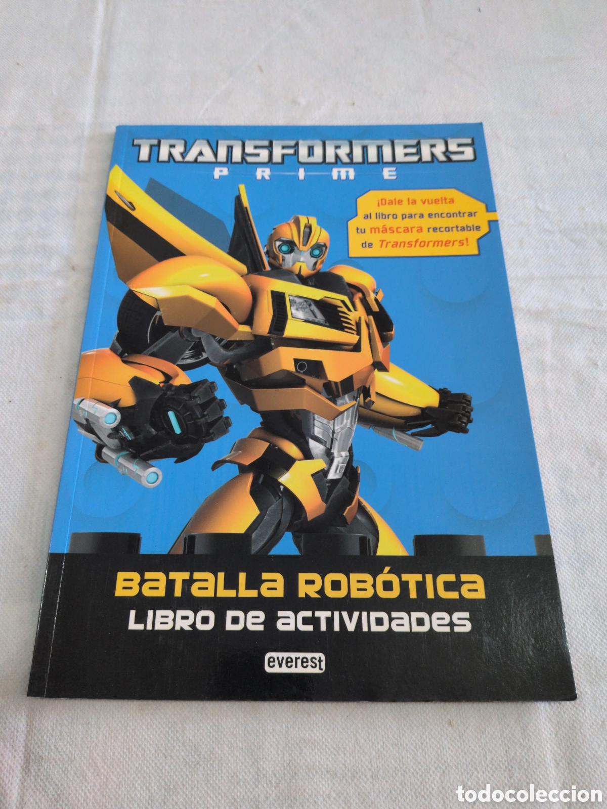 Libros de segunda mano: Libro de actividades. Transformers Prime. Batalla rob&oacute;tica. NUEVO - Foto 1
