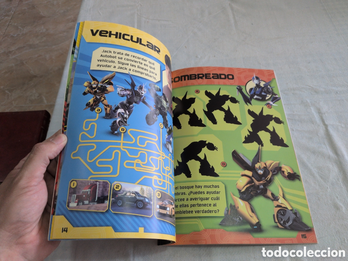 Libros de segunda mano: Libro de actividades. Transformers Prime. Asombrosos autobots. NUEVO - Foto 4