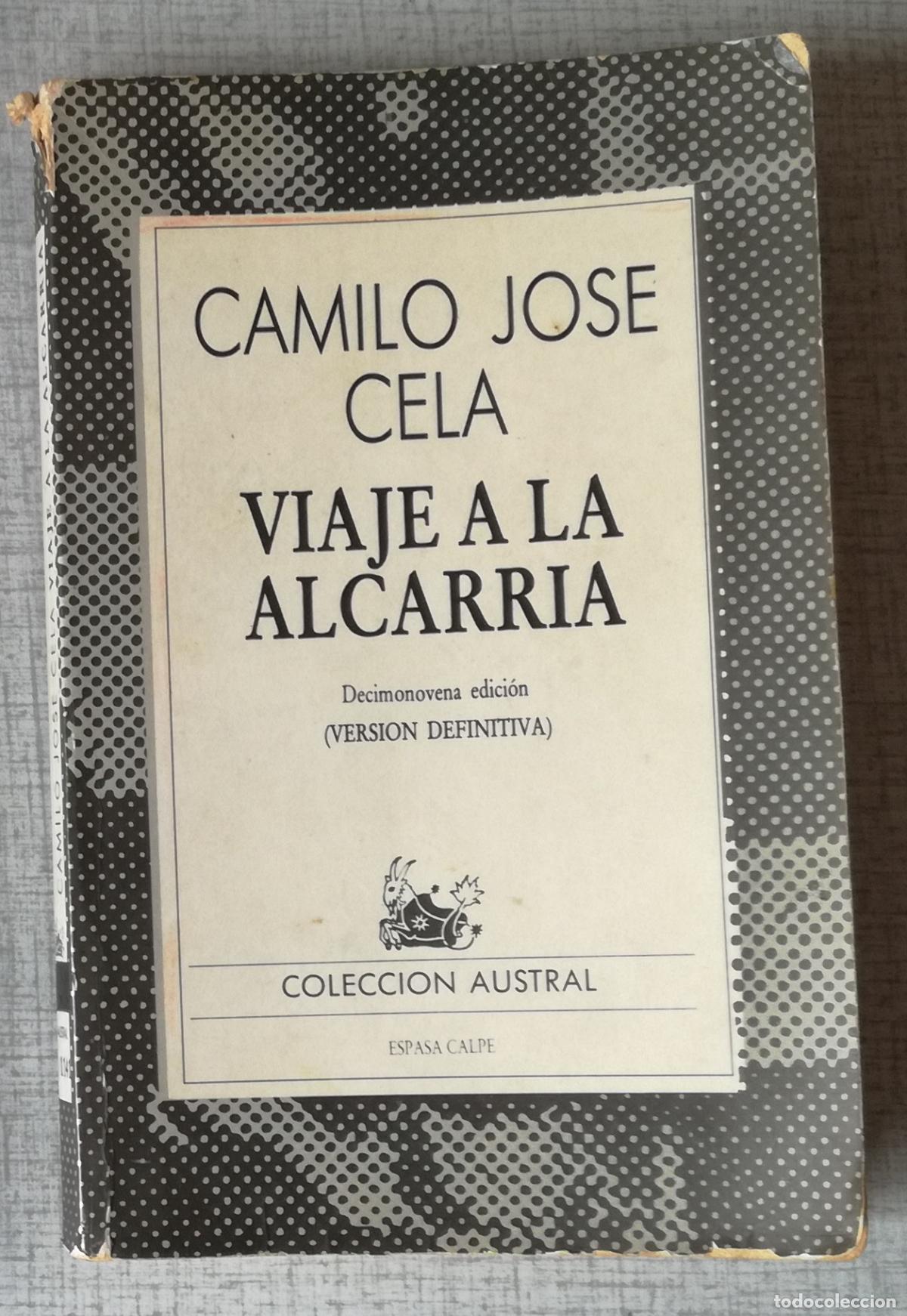 Libros de segunda mano: Viaje a la Alcarria - Camilo Jose Cela; Espasa-Calpe, Austral, n&ordm; 1141
