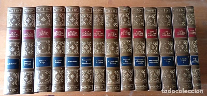 Libros de segunda mano: GRAN HISTORIA UNIVERSAL - 14 TOMOS. COLECCION COMPLETA - EDITA MUNDO ACTUAL DE EDICIONES