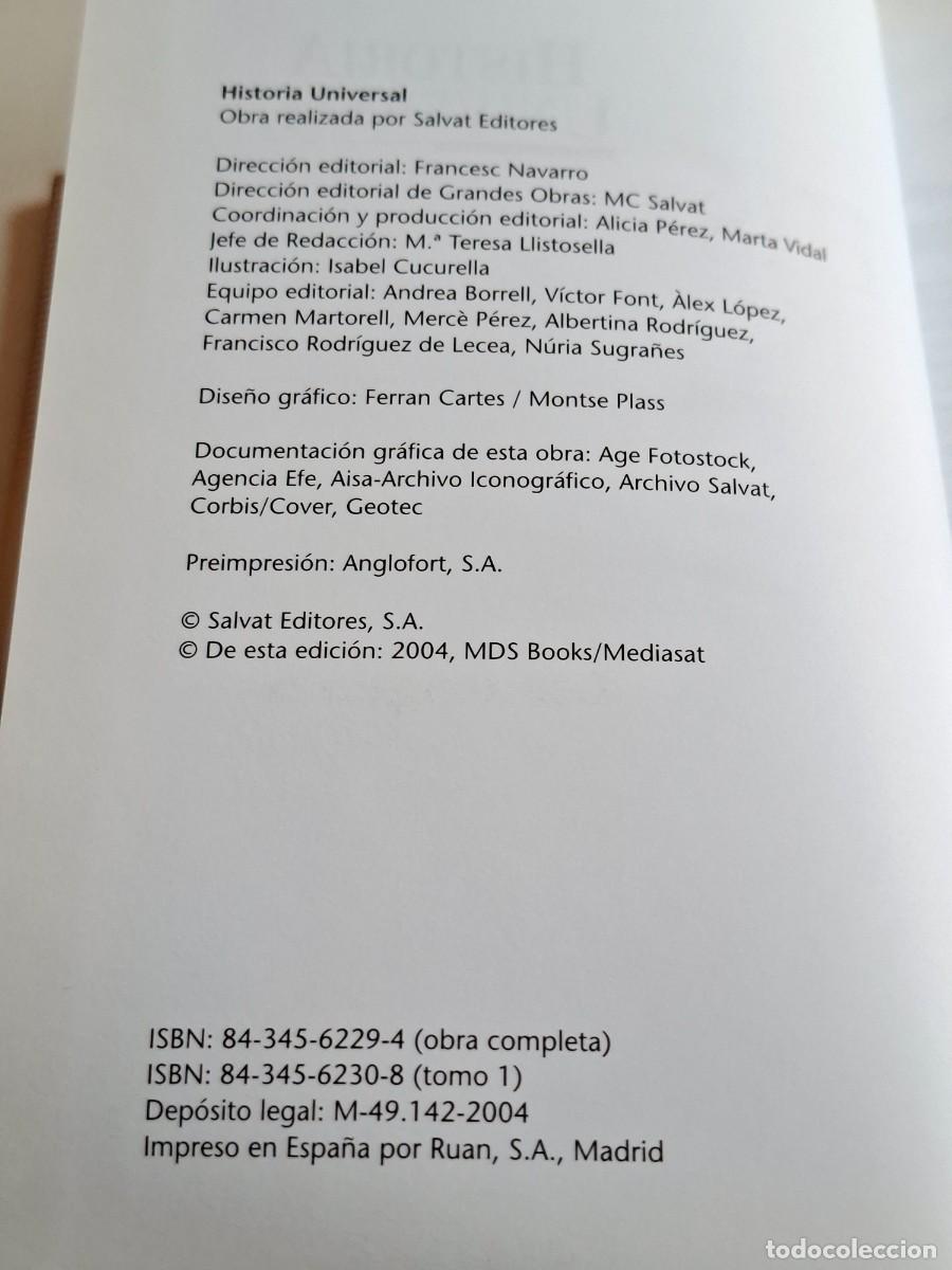 Libros de segunda mano: HISTORIA UNIVERSAL -- - Foto 3