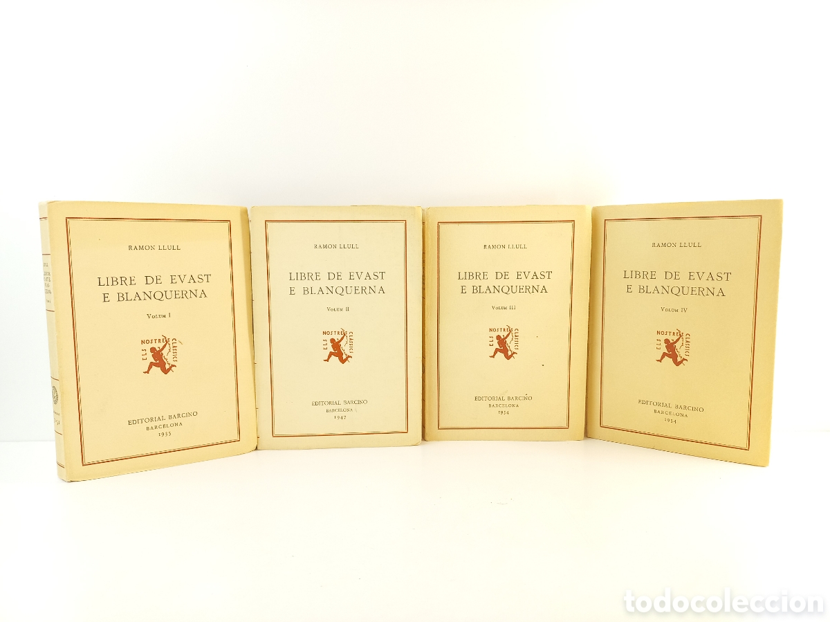 Libros de segunda mano: Libre de Evast e Blanquerna. Ramon Llull. Barcino, Els nostres classics, 1981. Catal&aacute;n. COMPLETO.