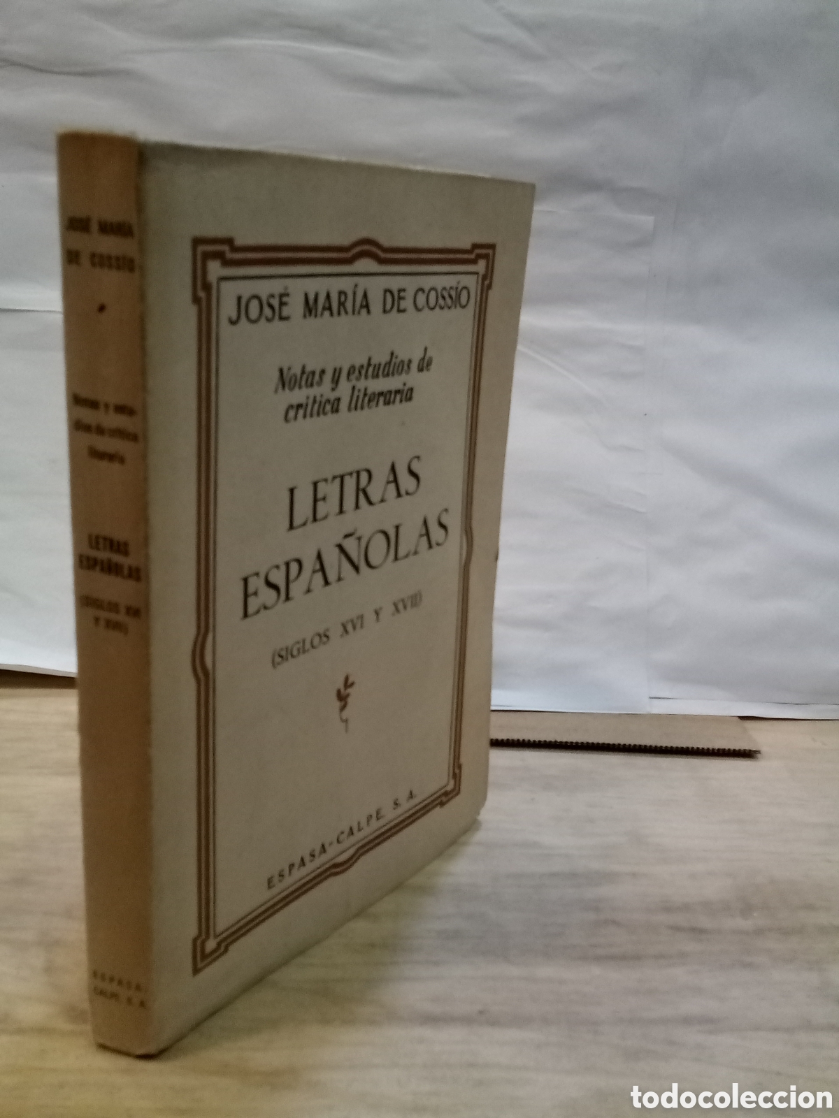 Gebrauchte B&uuml;cher: Jos&eacute; Mar&iacute;a de Cossio - Letras Espa&ntilde;olas